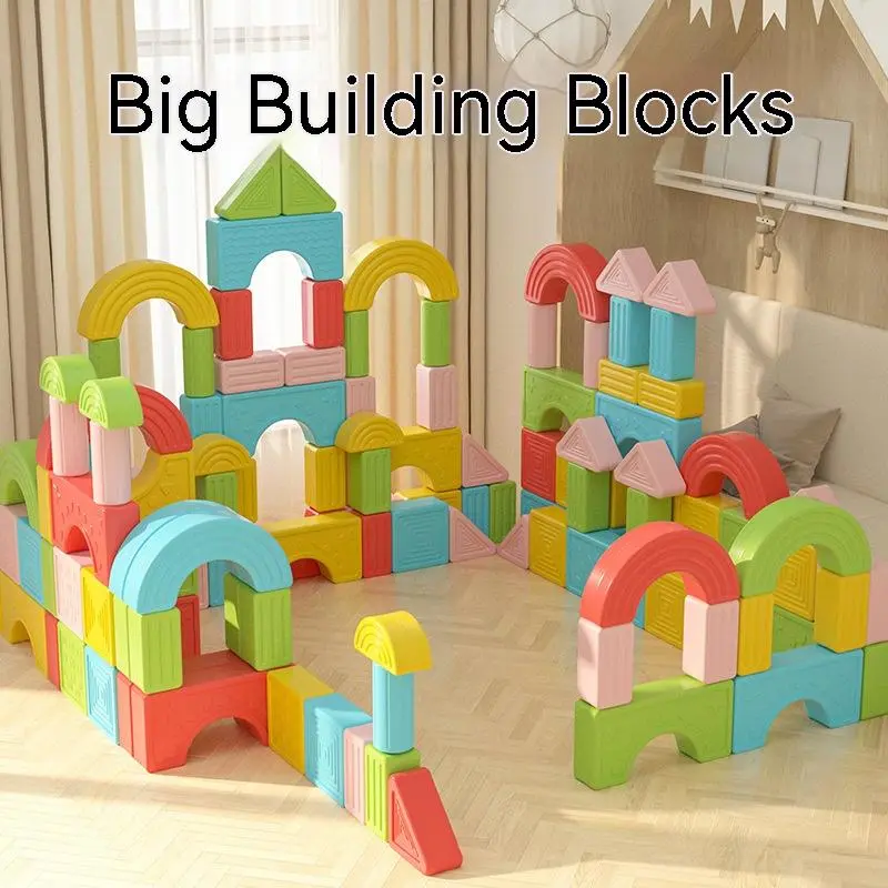 Large Geometric Paradise Large Building Blocks Educational Toy Set