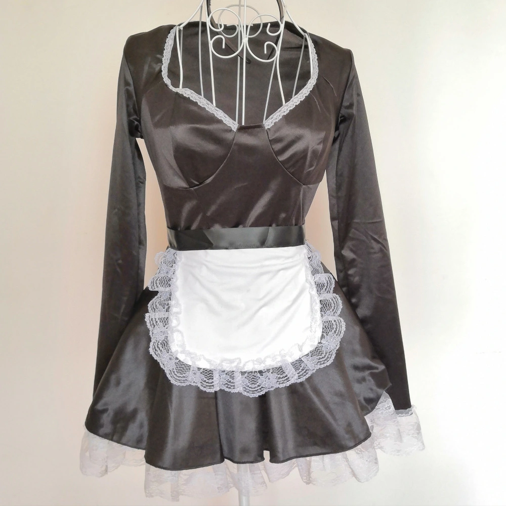 Halloween Women's Maid Dress Up Nightclub Stage Wear Fat Man Costume