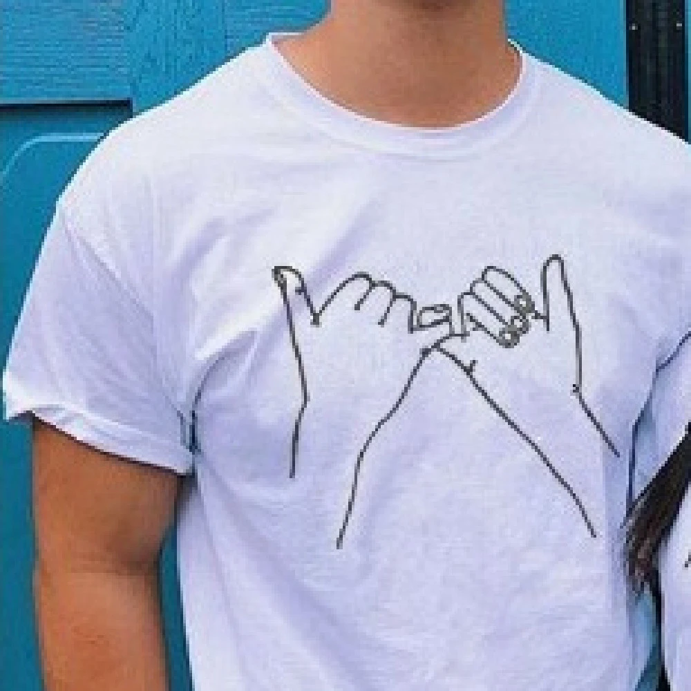 Fashion Couple Short Sleeve T-shirt