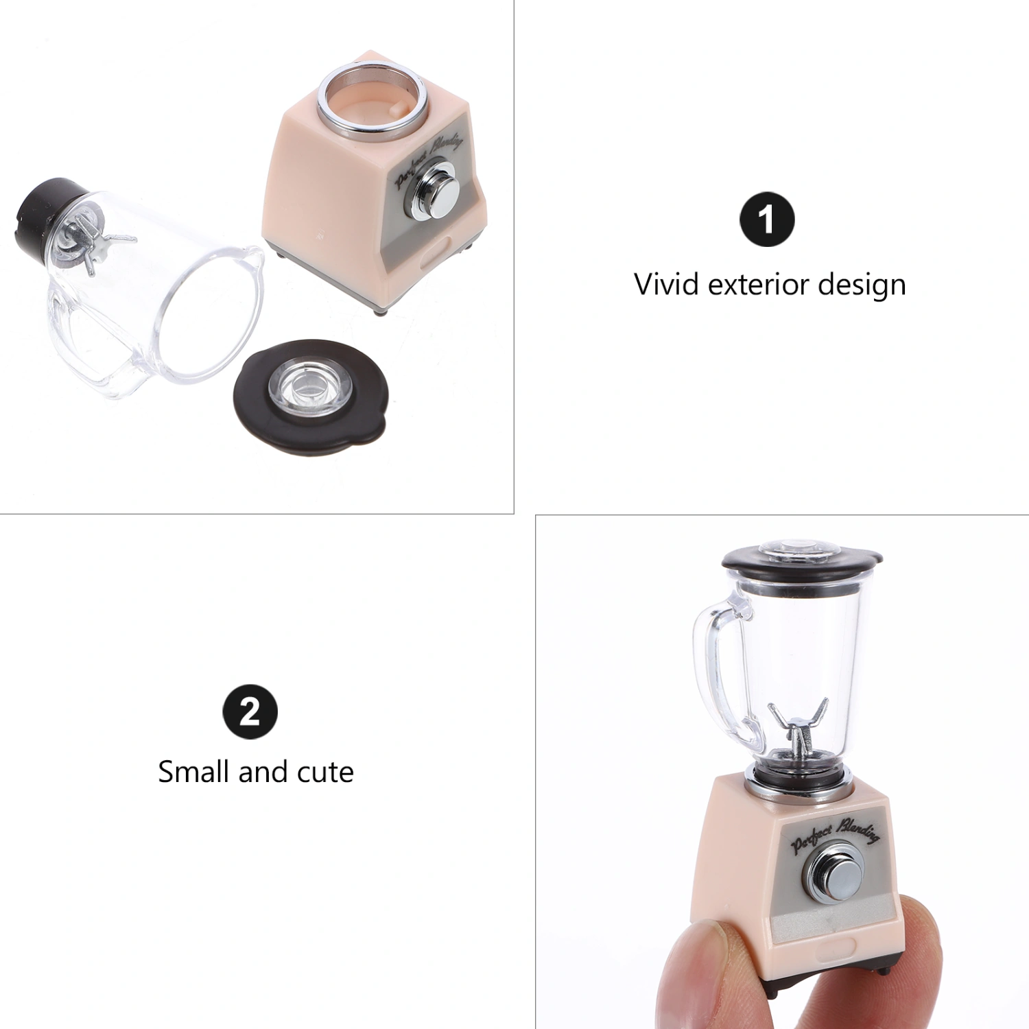 Blender Toy Kitchen Smoothie Machine Play Kitchen Accessories for Kids