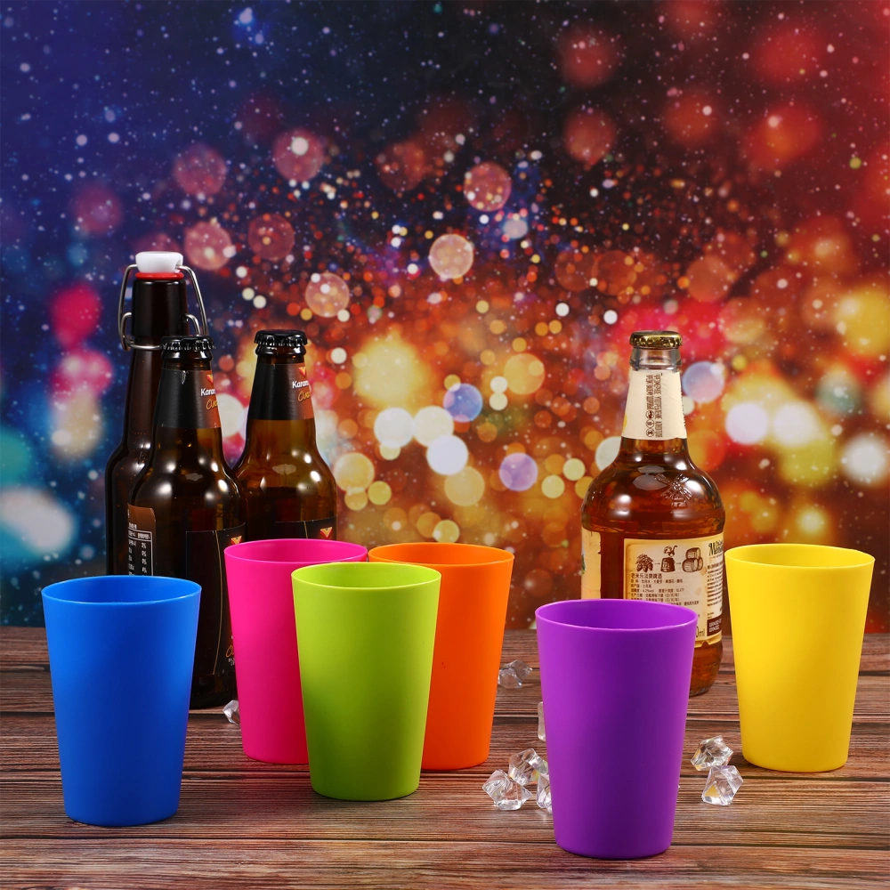 24 Pcs Colorful Drinking Cups Plastic Bear Cups Party Beverage Cups Water Mugs