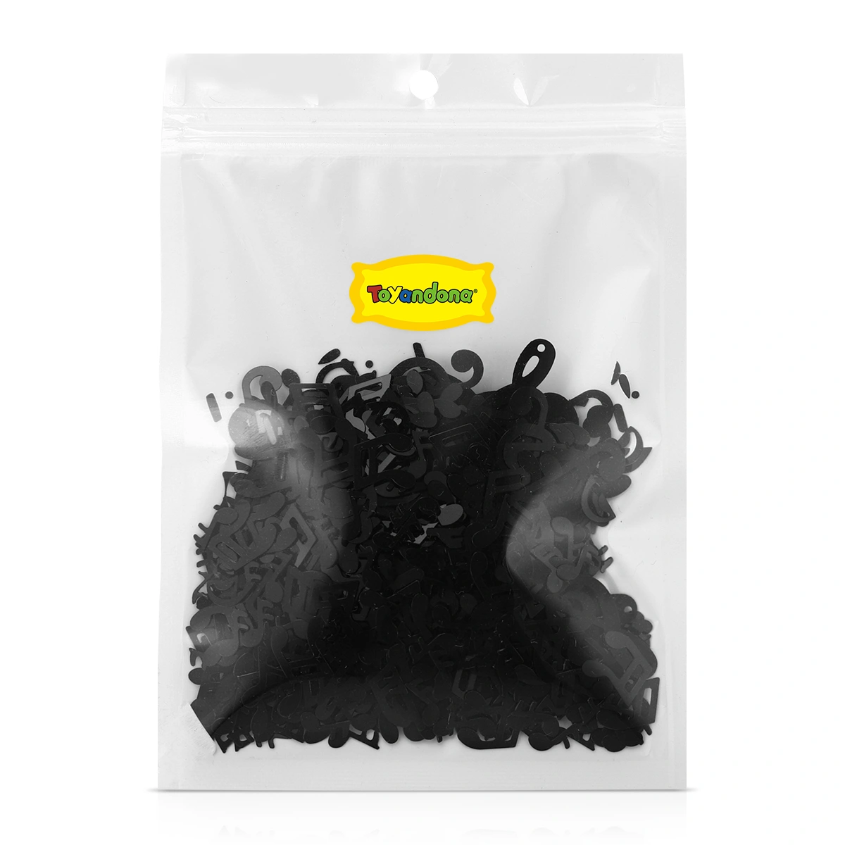 TOYANDONA 15g Musical Note Confetti Table Decorations Party Supplies for Music Party Birthday Wedding Baby Shower Festival (Assorted Style, Black)