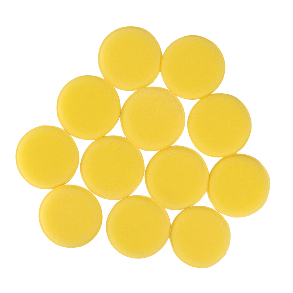 24PCS/Set Car Polishing Round Waxing Pad Vehicle Sponge Applicator Cleaning Pad