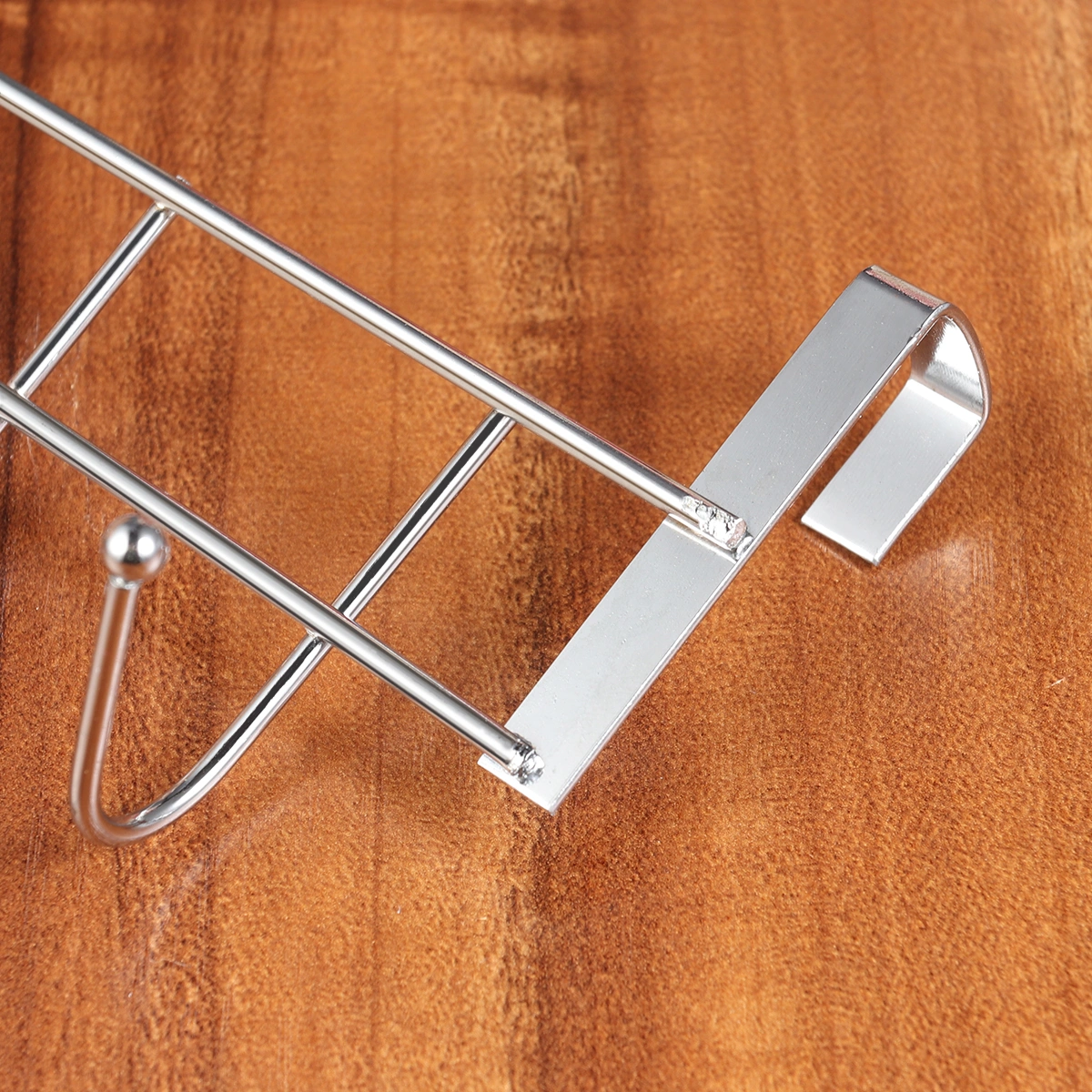 Stainless Steel Towel Door Hooks Wall Mounted Bath Towel Hook Hanger with 5 Hooks