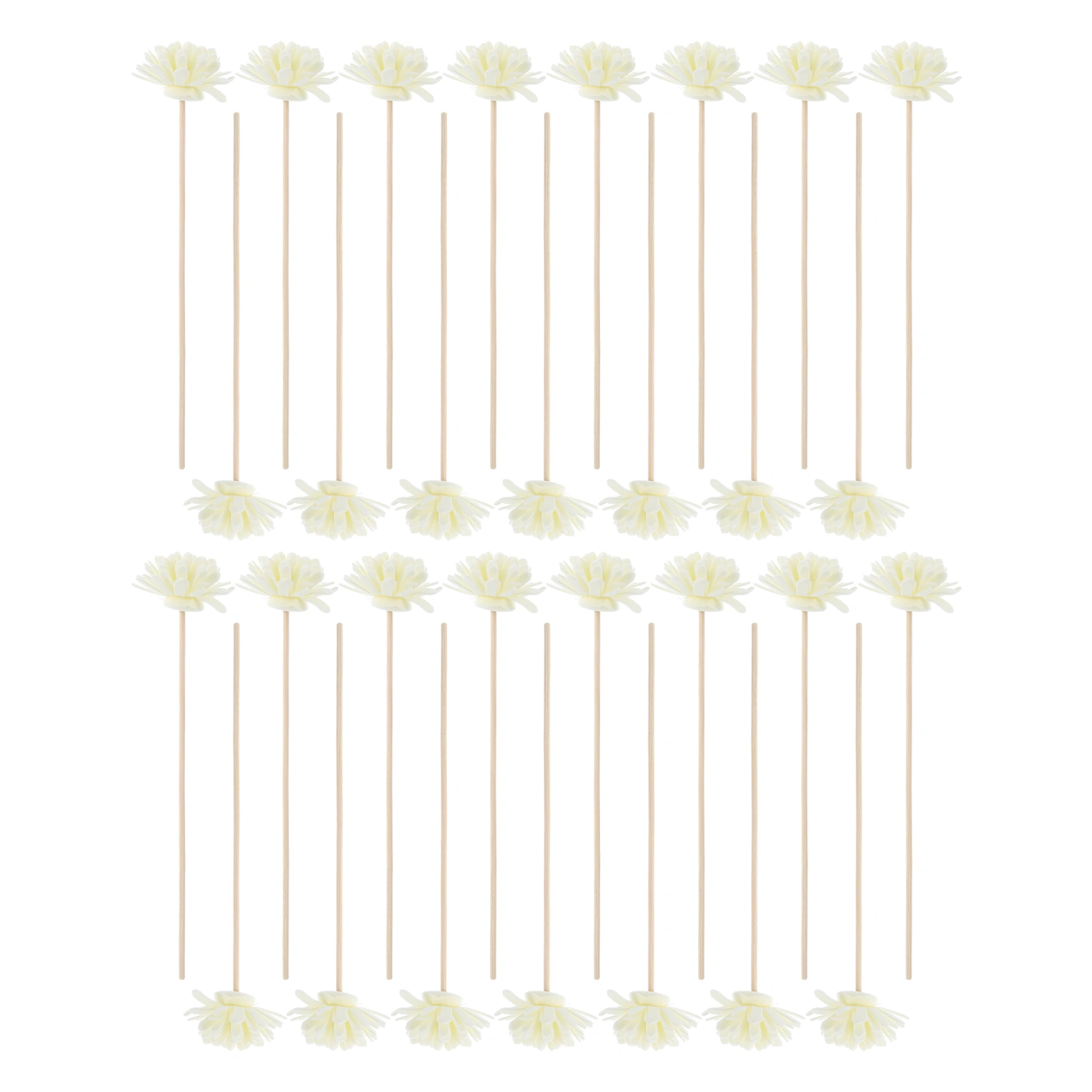 30pcs Rattan Flower Sticks Natural Fragrance Diffuser Aroma Oil Diffuser Flower