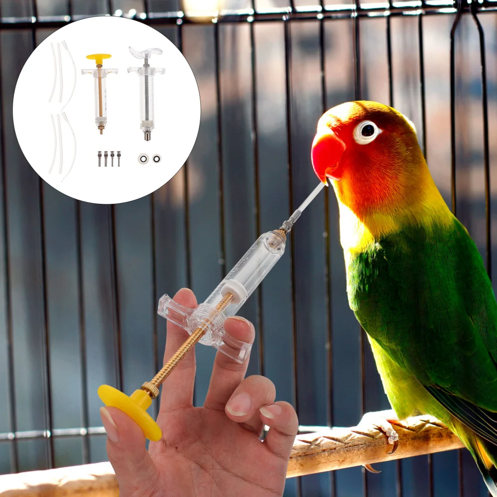 1 Set Bird Feeding  with Feeding Tube Baby Bird Liquid Food Feeding Tool