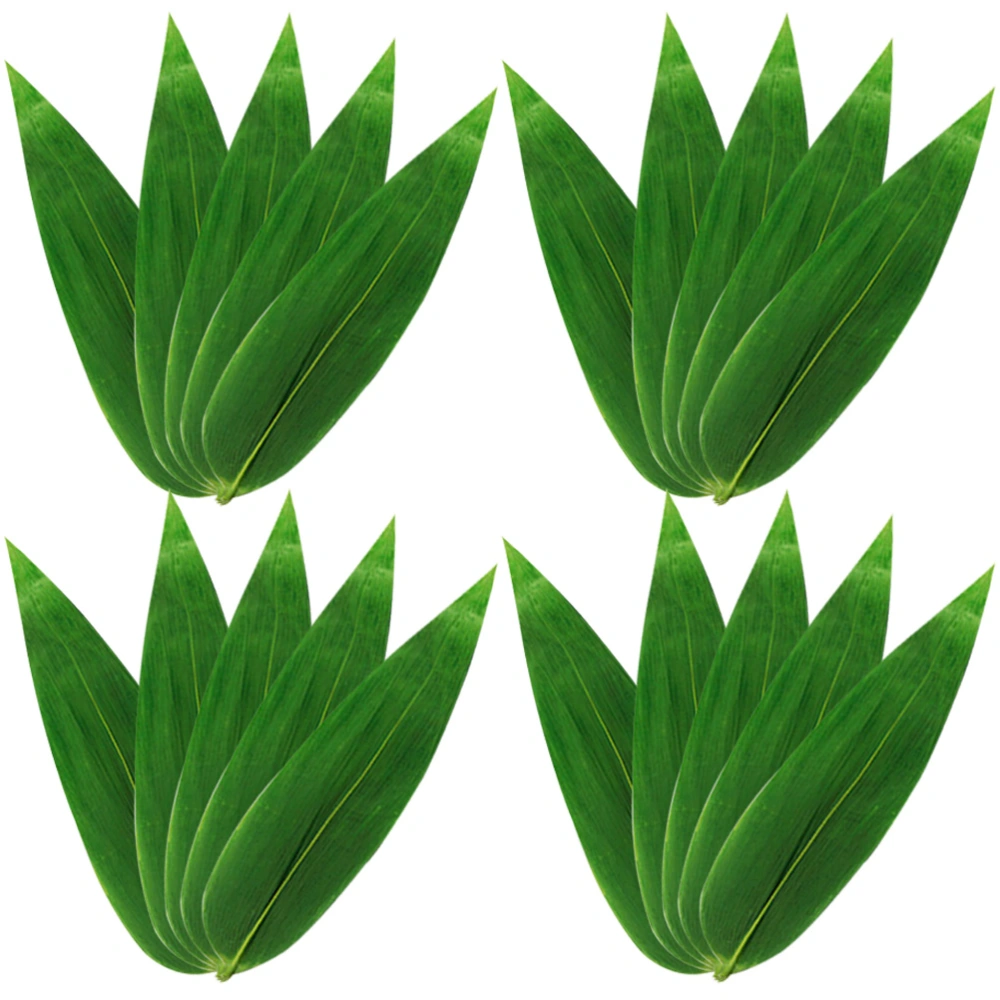 100Pcs Sushi Decorative Leaves Sashimi Decorative Grass Japanese Food Mat Sushi Decor Grass