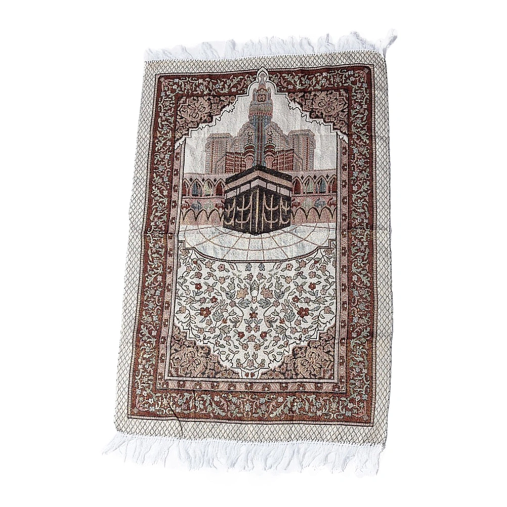 1 Pc Lesser Bairam Muslim Prayer Rug Practical Prayer Carpet Cotton Mat