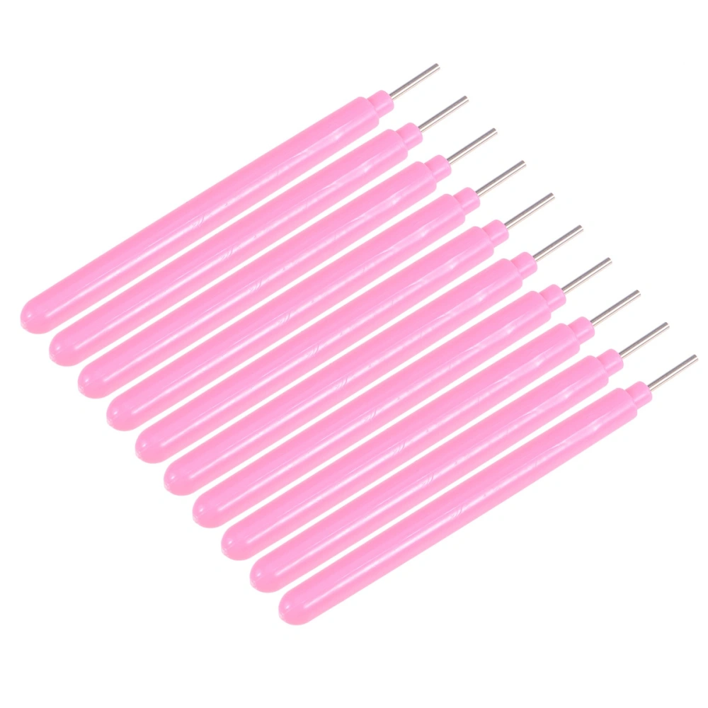 10pcs Paper Quilling Tools Quilling Paper Ramified Pen Papercraft DIY Tool Pen Light Pink