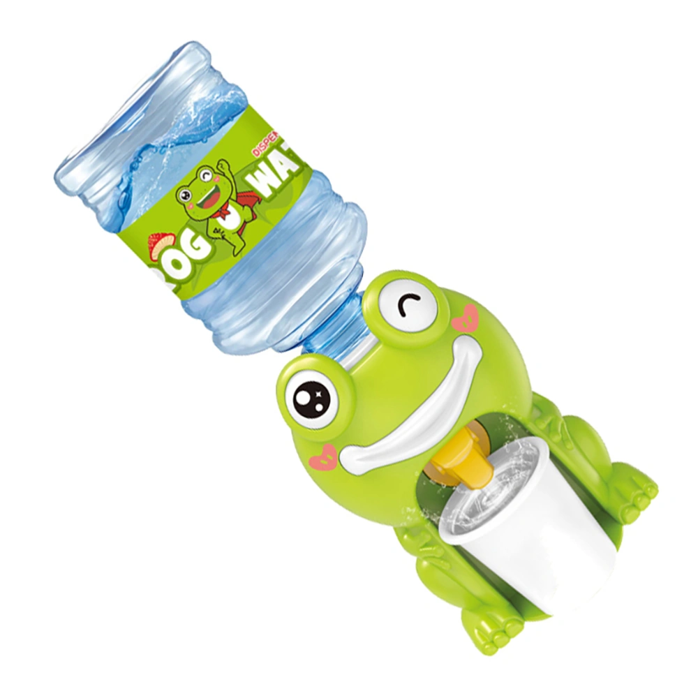 1 Set Children Mini Water Dispenser Drink Water Machine Toy for Home (Green)