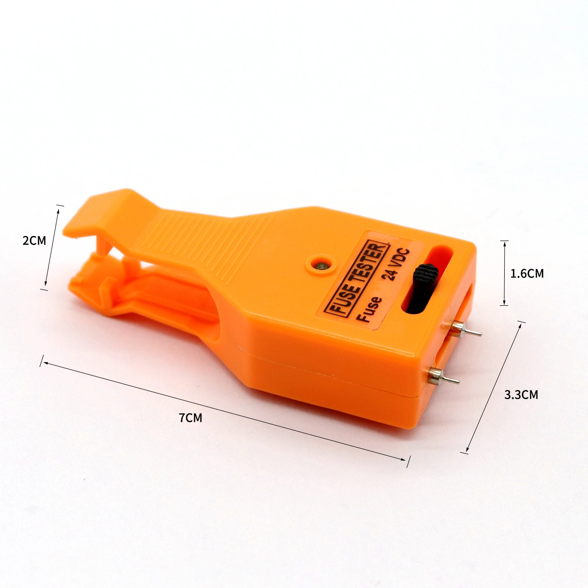 Automotive Car Vehicle Adjustable Fuse Tester Puller with Indicator Light (Orange)