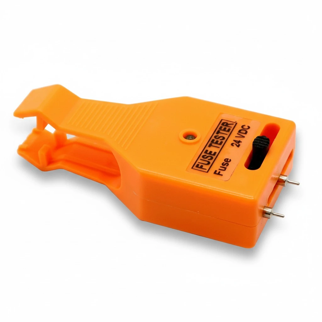 Automotive Car Vehicle Adjustable Fuse Tester Puller with Indicator Light (Orange)