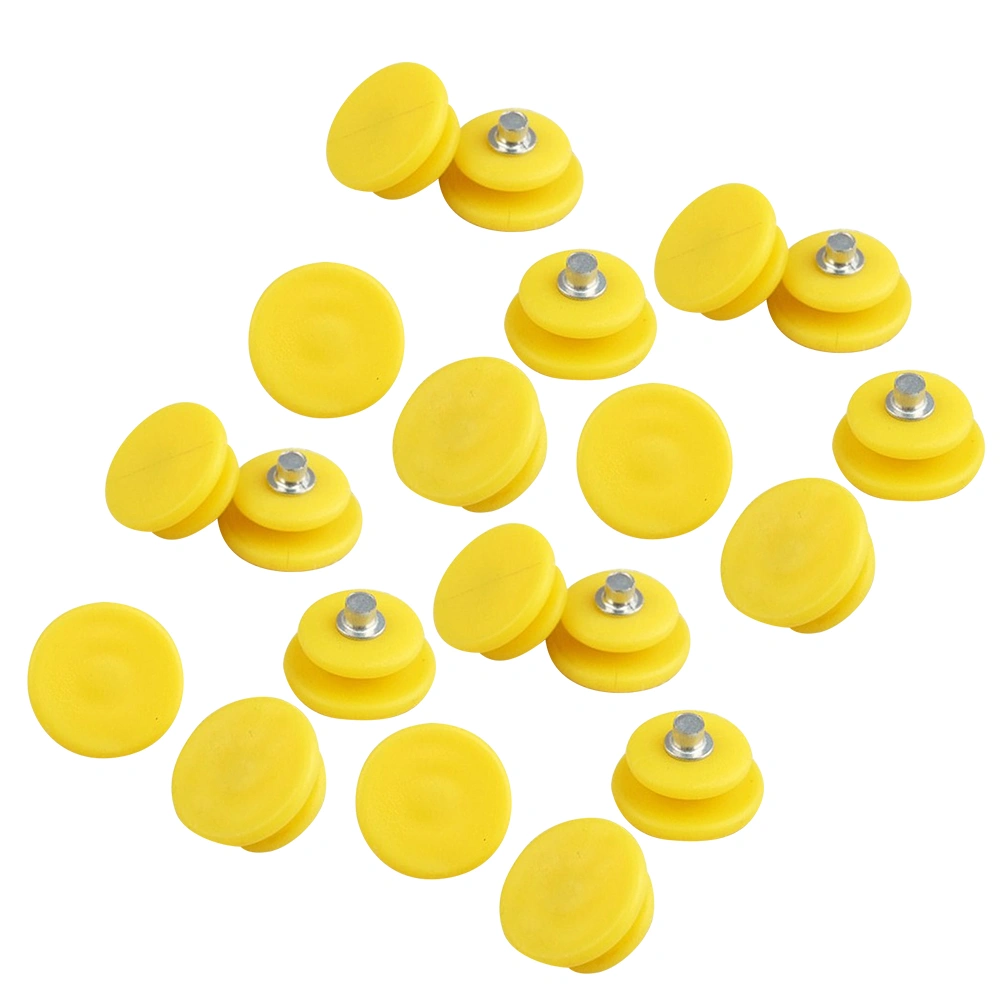 100Pcs Ice Cleat Spikes Anti-Slip Shoes Spikes Outdoor Shoes Safe Crampons Outdoor Accessories Yellow