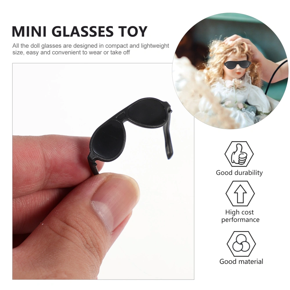 80pcs Mini Sunglasses Doll DIY Decoration Accessories Kids Play House Toys