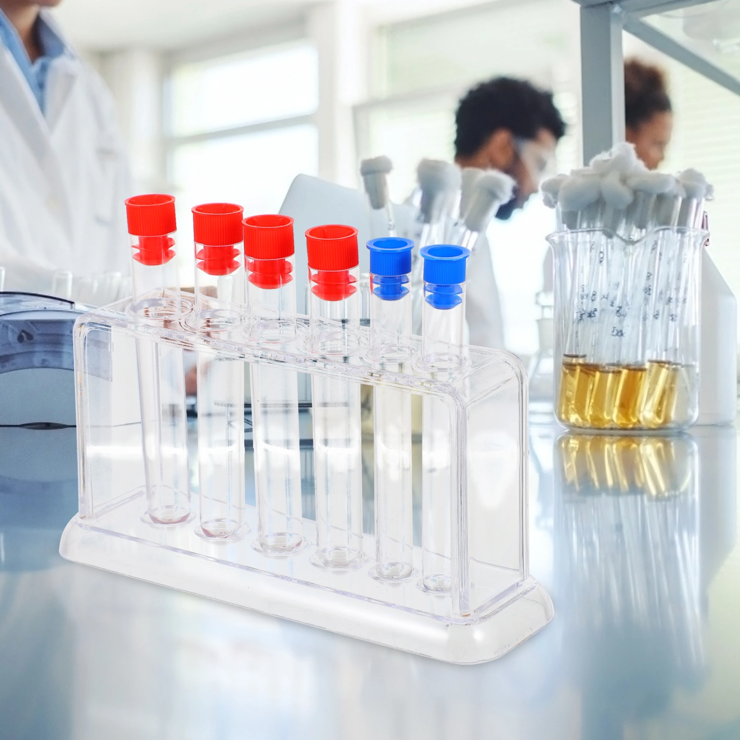 1 Set Laboratory Tube Holder Test Tube Rack Kit Plastic Tube Stand Test Tubes
