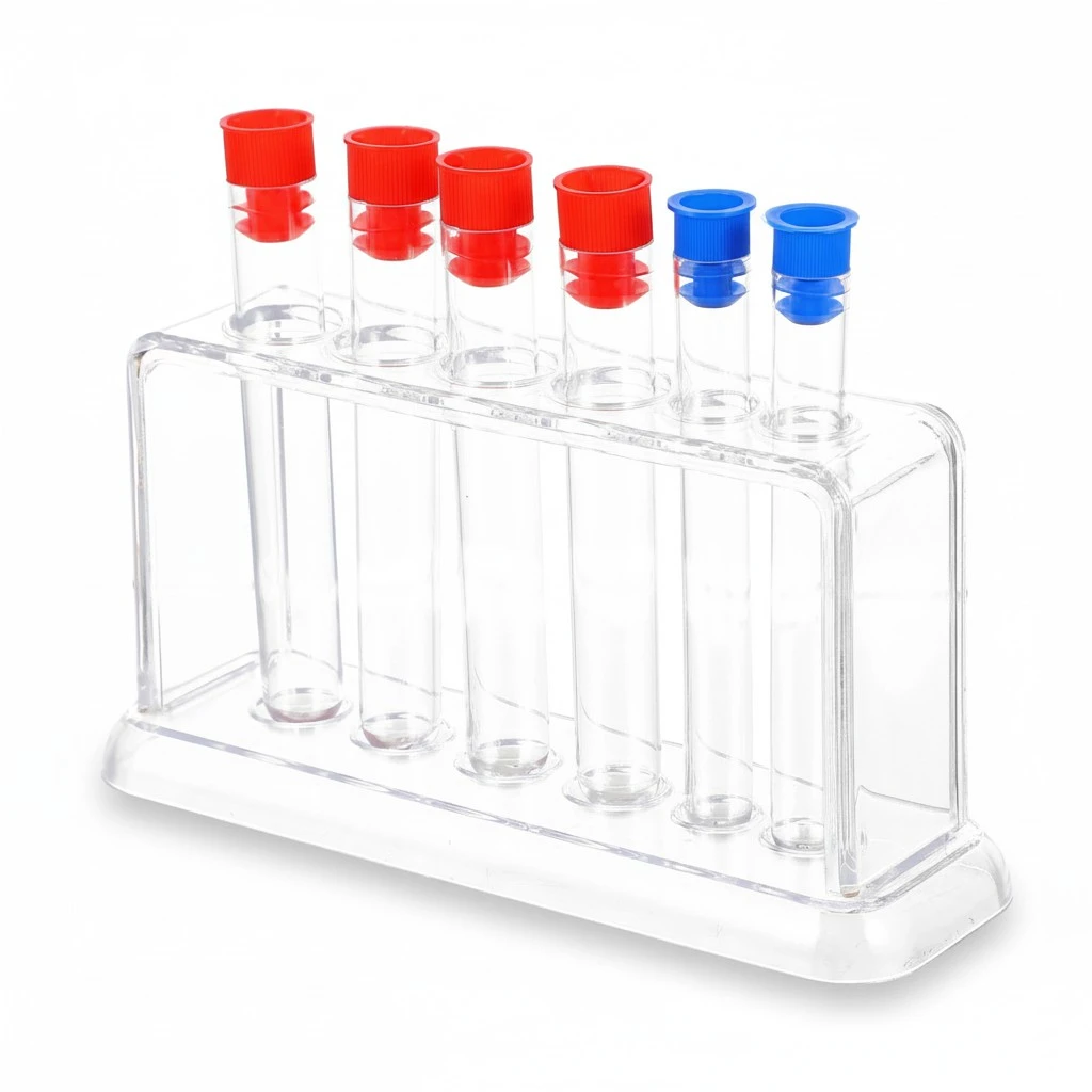 1 Set Laboratory Tube Holder Test Tube Rack Kit Plastic Tube Stand Test Tubes