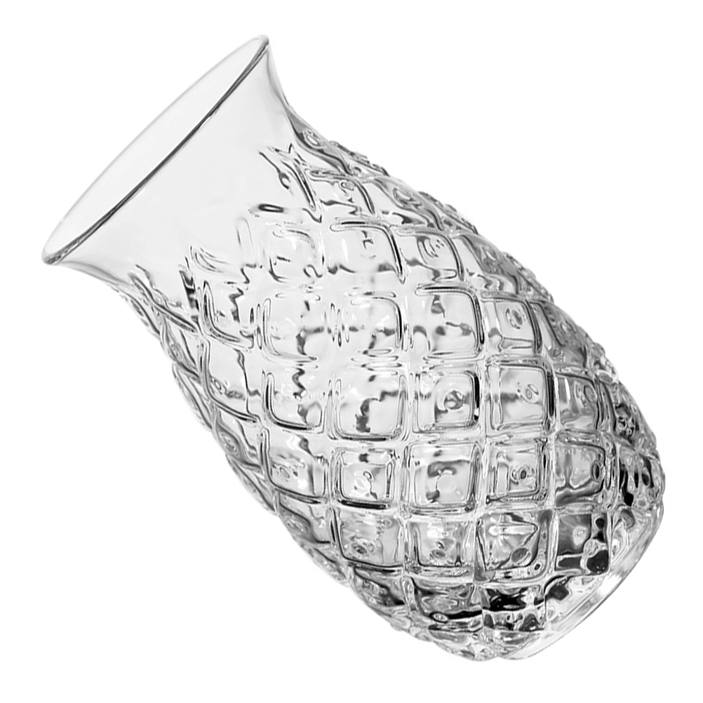1Pc Drinking Cup Water Glass Cup Transparent Wine Cup Relief Pattern Water Cup