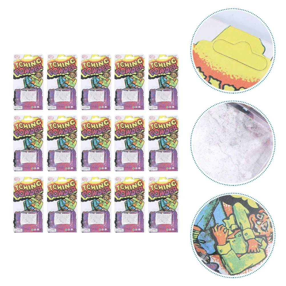 20pcs Halloween Trick Props Itching Powders Prank Party Supplies (As Shown)