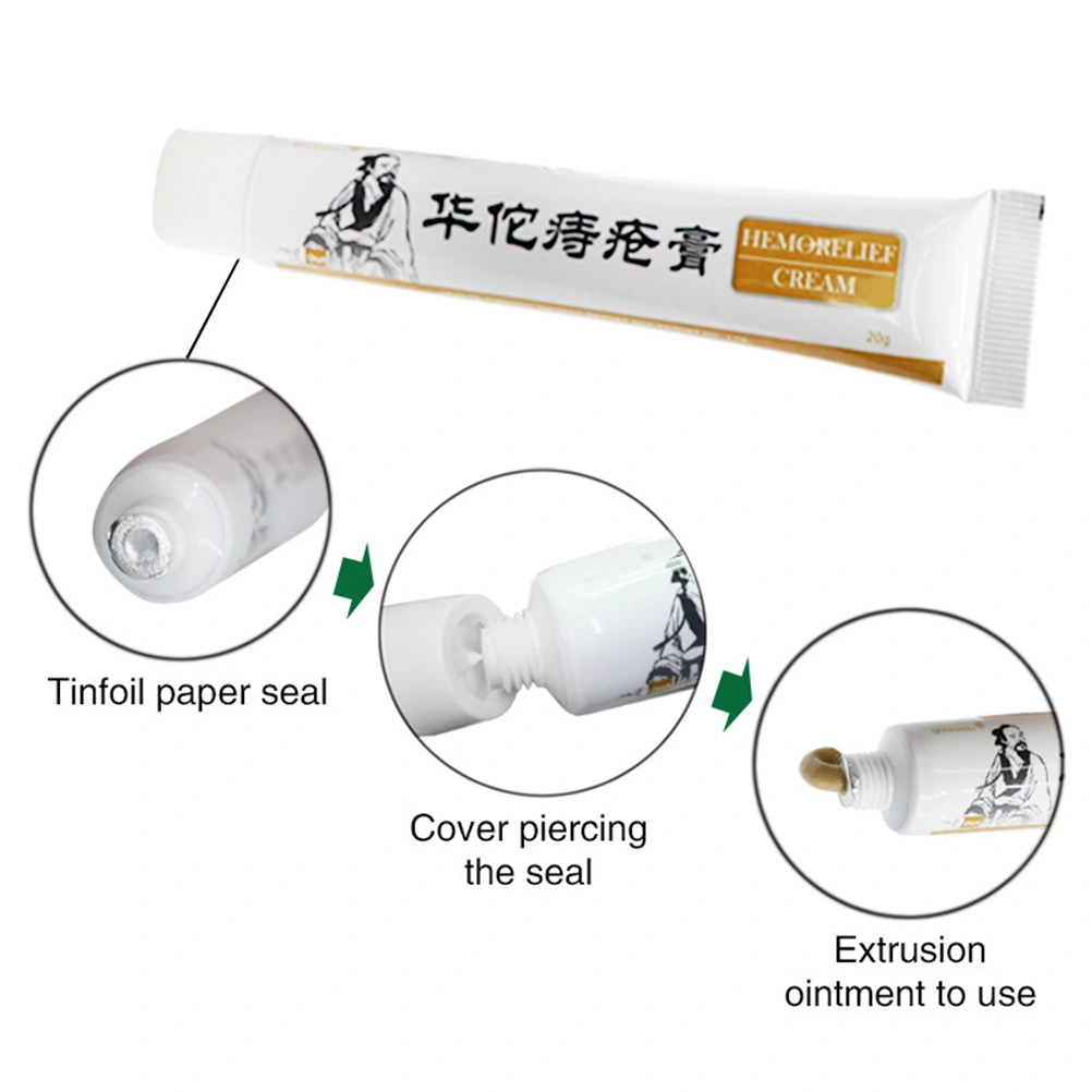 3PCS Hemorrhoid Cream Hemorelief Ointment Painkiller for Soothing Skin Care Home