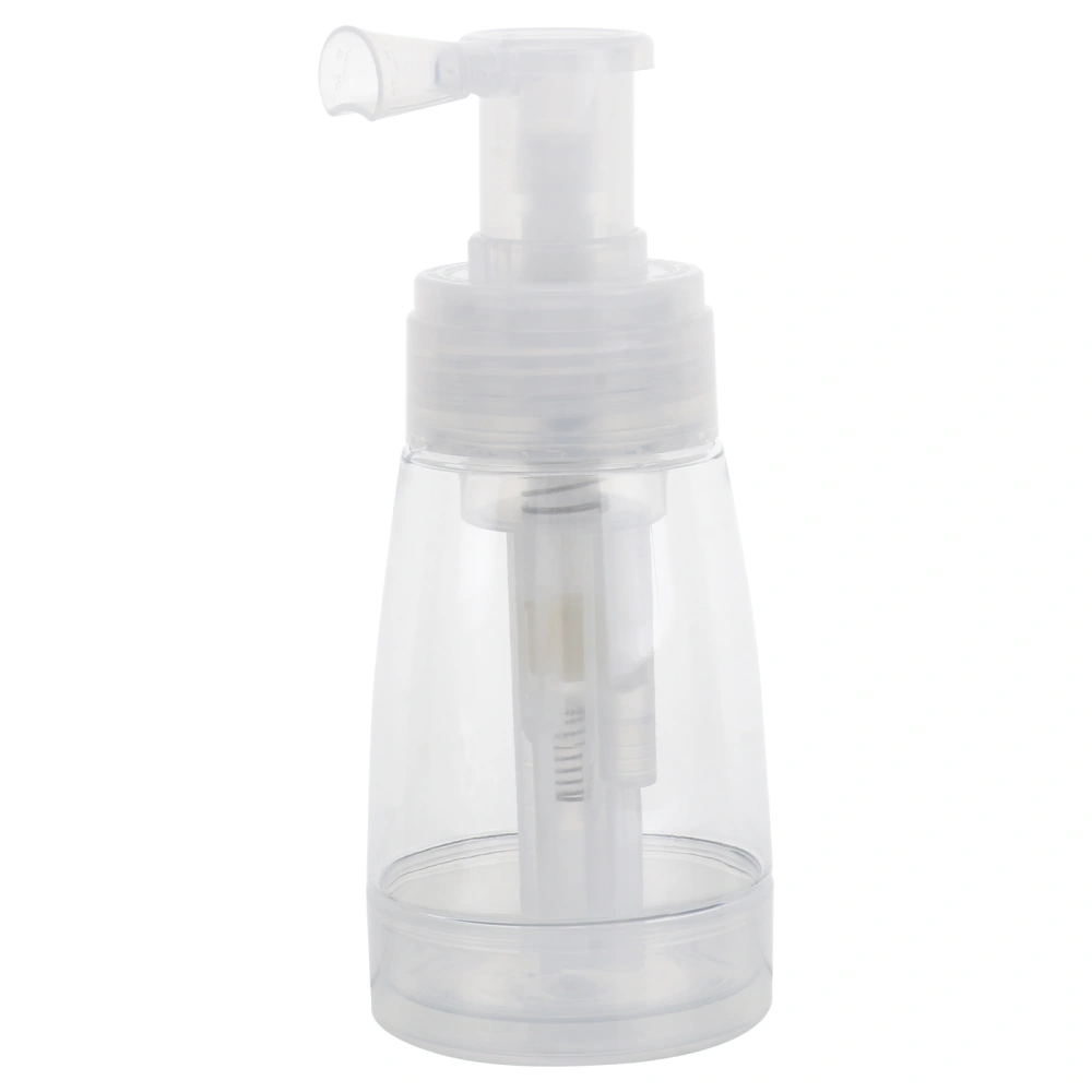 Powder Spray Bottle Portable PE Transparent Plastic Bottle Talcum Powder Spray Bottle