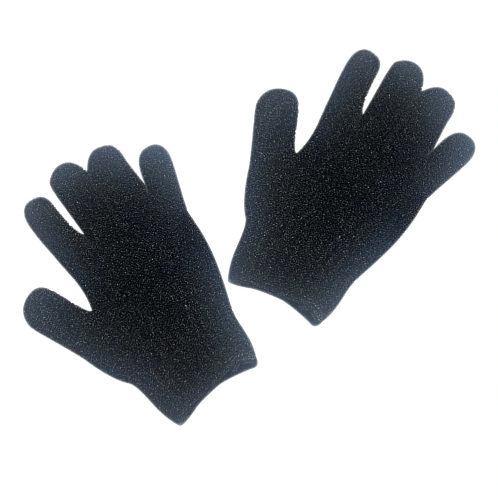 2PCS Exfoliating Gloves Scrubbing Deep Rubbing Mitts Exfoliator Gloves Remover Cleansing Tools for Bathing Shower Spa Brush