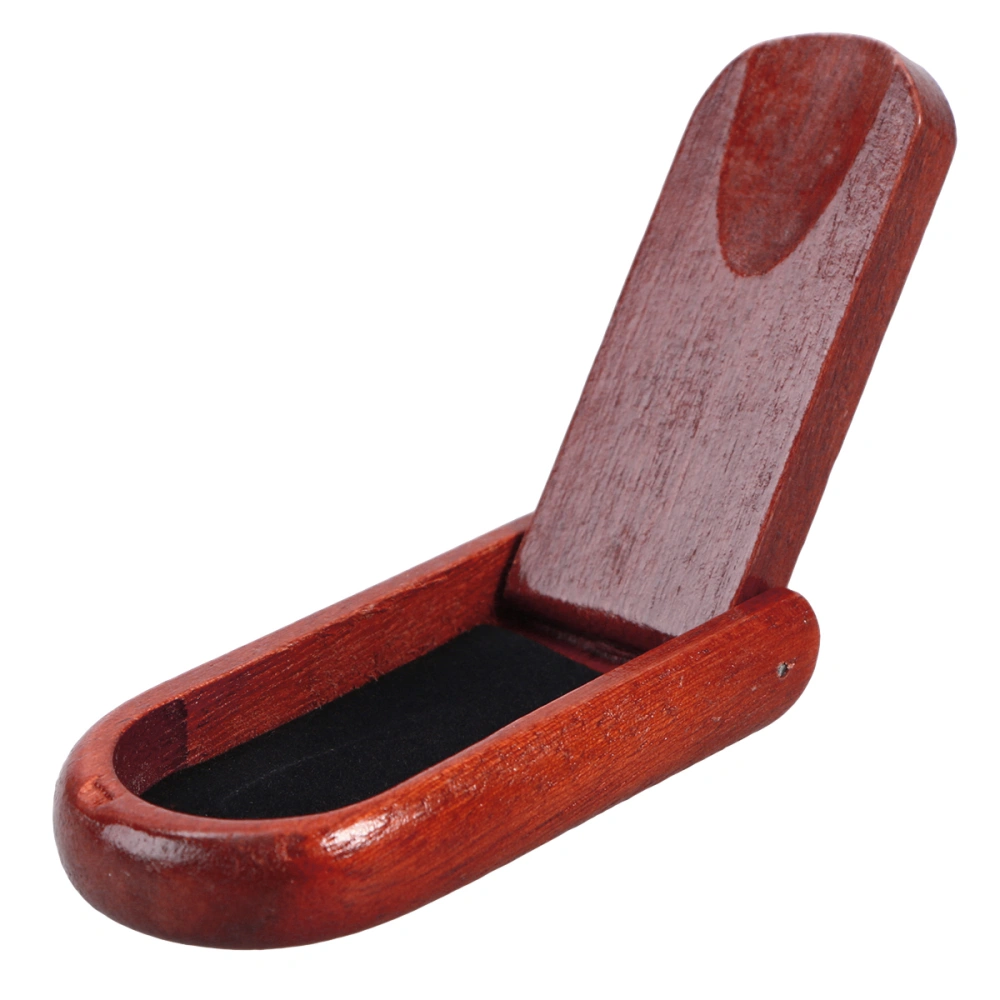 Wooden Pipe Stand Rack Foldable Holder for Tobacco Pipe Smoking Pipe (Red)