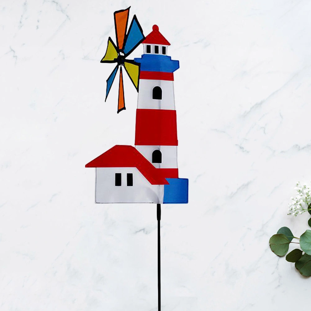 Six-wheeled Windmill Toy Kids Windmill Garden Decor for Children Colorful