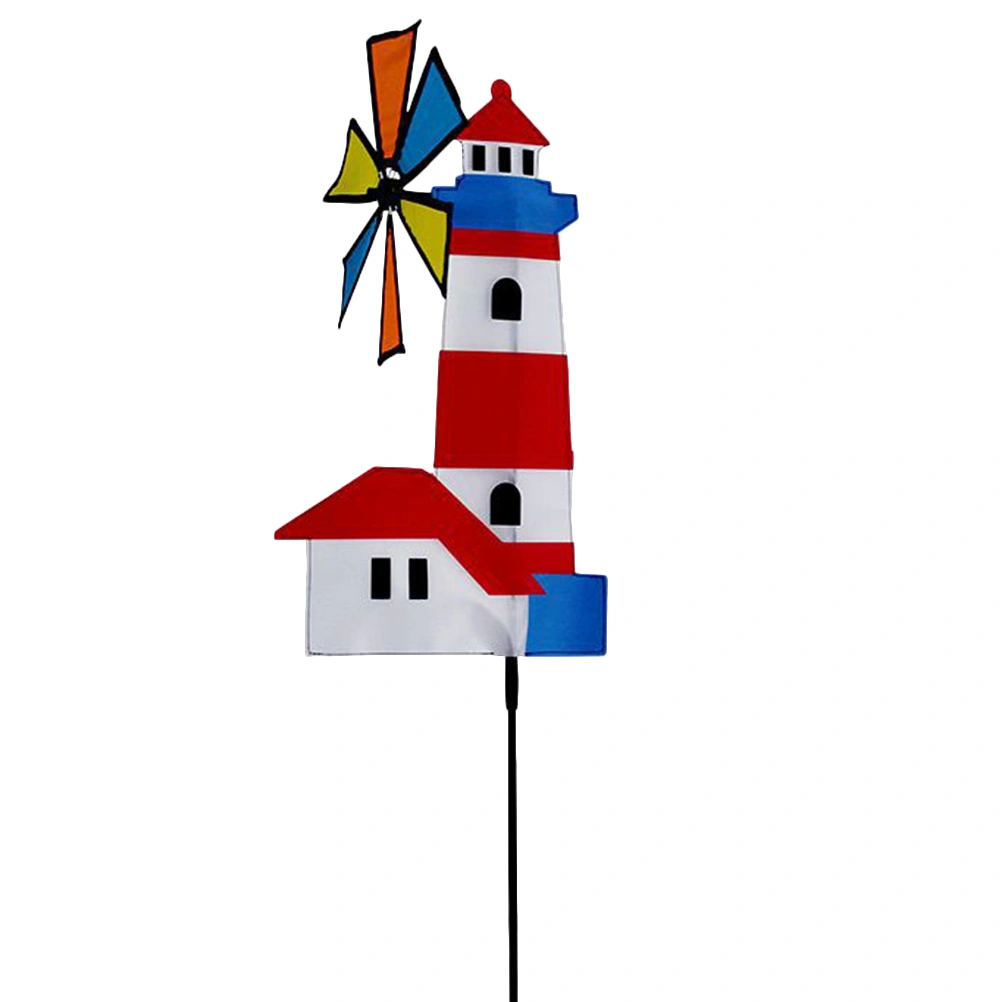 Six-wheeled Windmill Toy Kids Windmill Garden Decor for Children Colorful