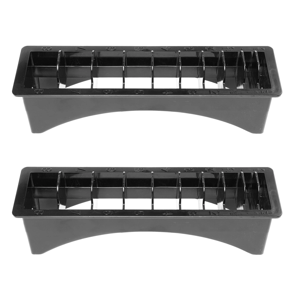 2Pcs Hair Styling Positioning Comb Storage Box Limit Comb Storage Rack