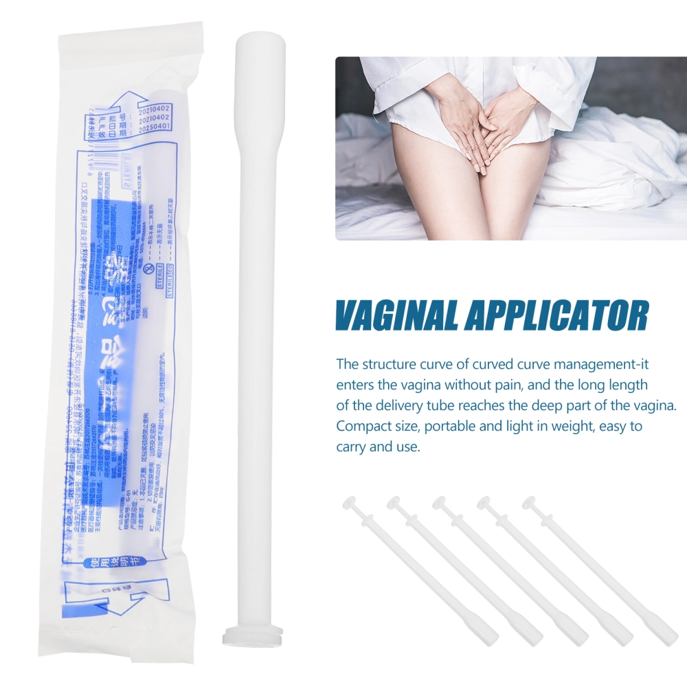 10Pcs Disposable Vaginal Suppository Applicator Individually Wrapped Applicator