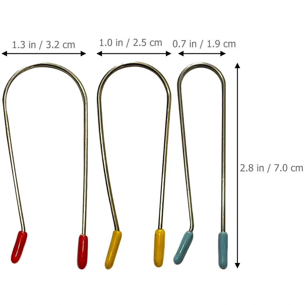 24Pcs Hot Curler Clips Replacement Hot Roller Clips Rollers Securing Pin for Home Salon