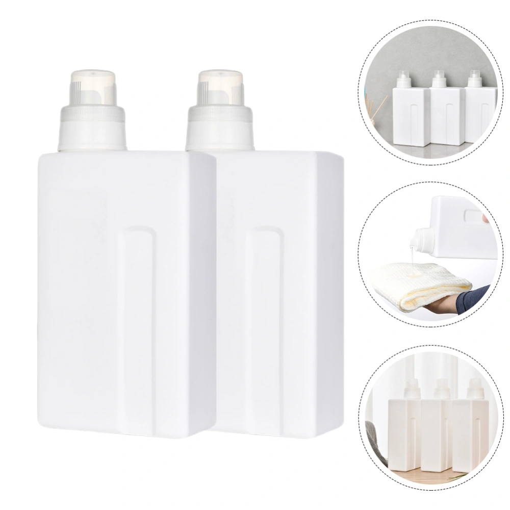 2pcs Empty Bottles Laundry Detergent Empty Bottles Reusable Refillable Bottles