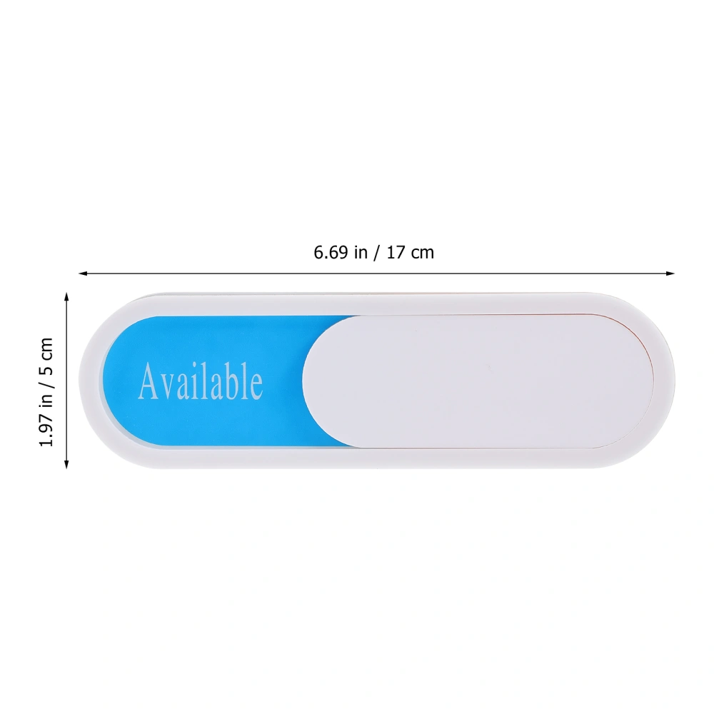 In Use or Available Sign Vacant Occupied Slider for Home Office Hotels Hospital Restroom