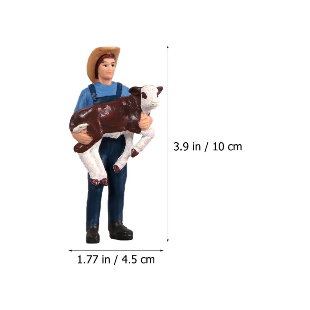 5PCS People Scale Figurines Miniature Scale Figures Durable Scale Figures