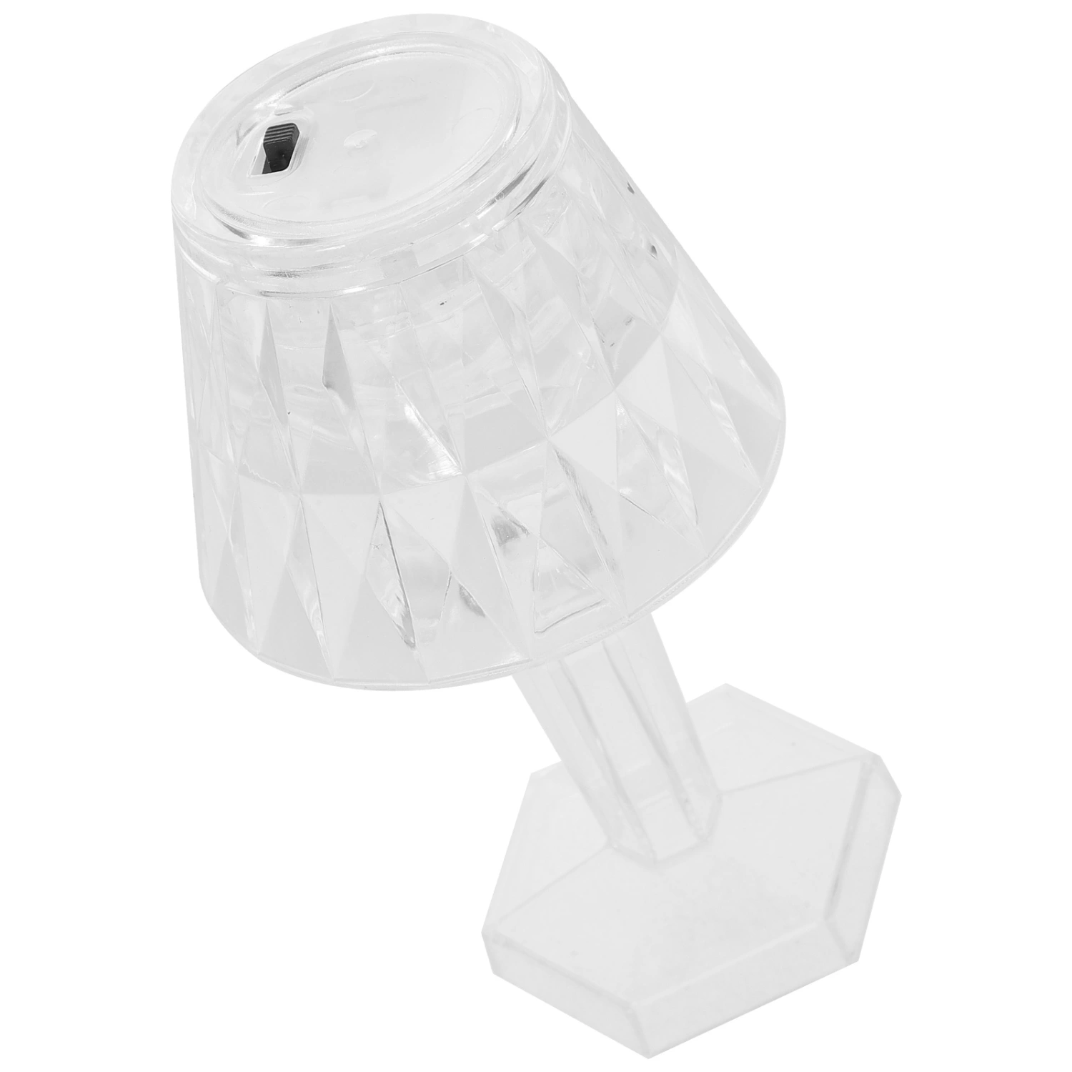 Lovely Small Lamp Desktop Ornament Unique Acrylic Night Light Kids Girls Room Decor