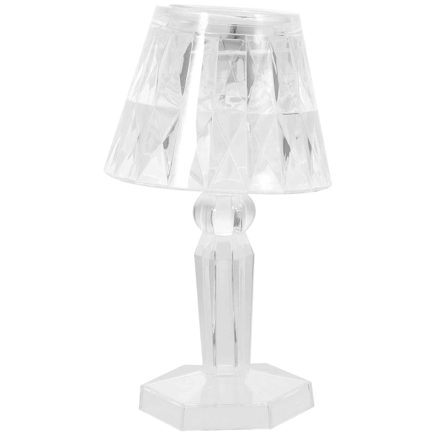 Lovely Small Lamp Desktop Ornament Unique Acrylic Night Light Kids Girls Room Decor