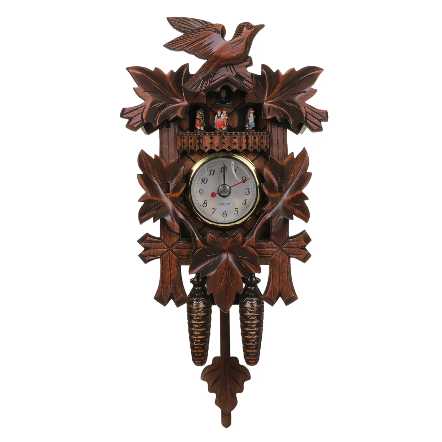 Wall Clock Wood Wall Clock Wall Clock Decor Home Photo Props without Battery