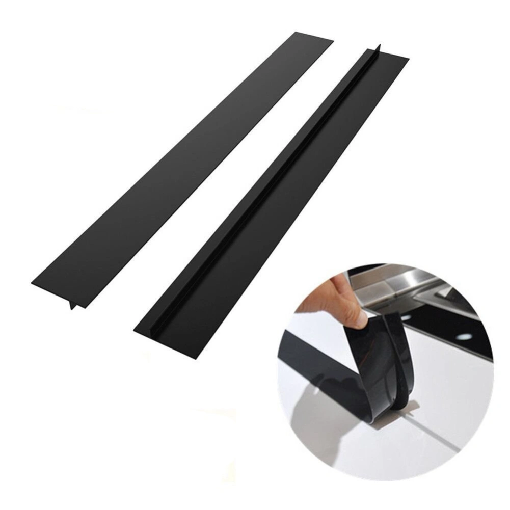 Rubber Kitchen Stove Counter Gap Cover Easy Clean Heat-resistant Protector Cap