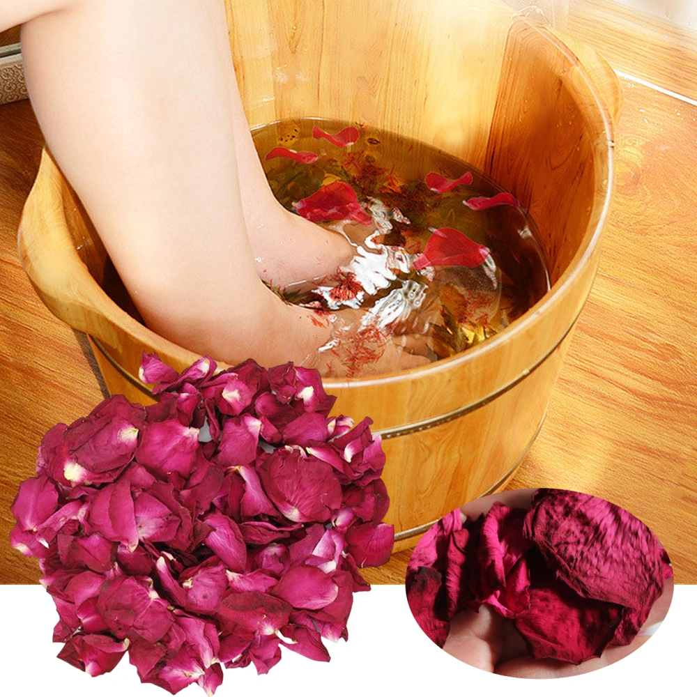 20/50/100G Dried Rose Petals Non-edible Hydrating Bathing Natural Reduce Fatigue Flower Petal SPA Supplies