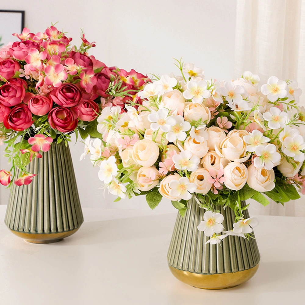 Artificial Flower Realistic Camellia Buds Fake Flower Wedding Simulation Flower Living Room Supply