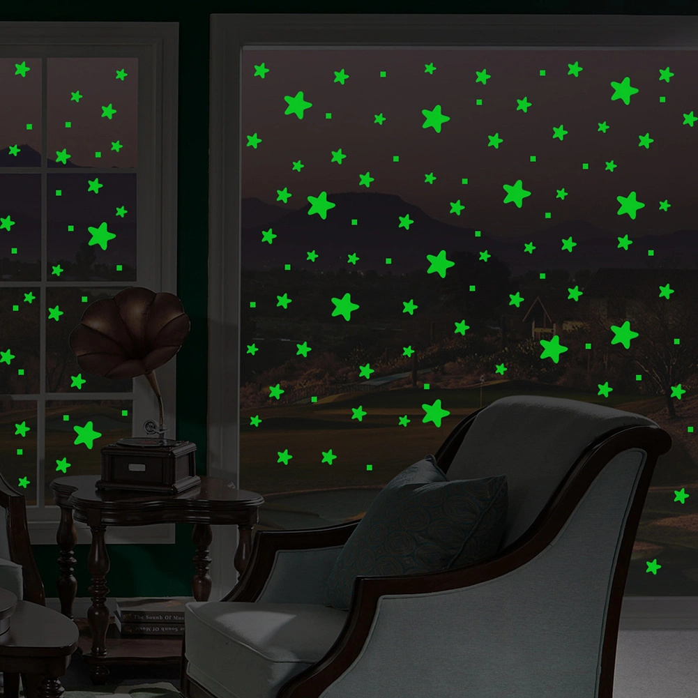 457Pcs Glow in Dark Stars Luminous Wall Sticker Decal Kids Room Nursery Decor
