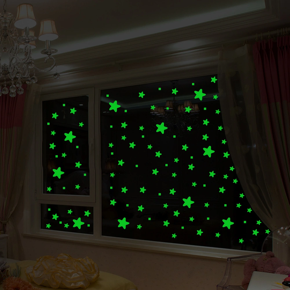 457Pcs Glow in Dark Stars Luminous Wall Sticker Decal Kids Room Nursery Decor