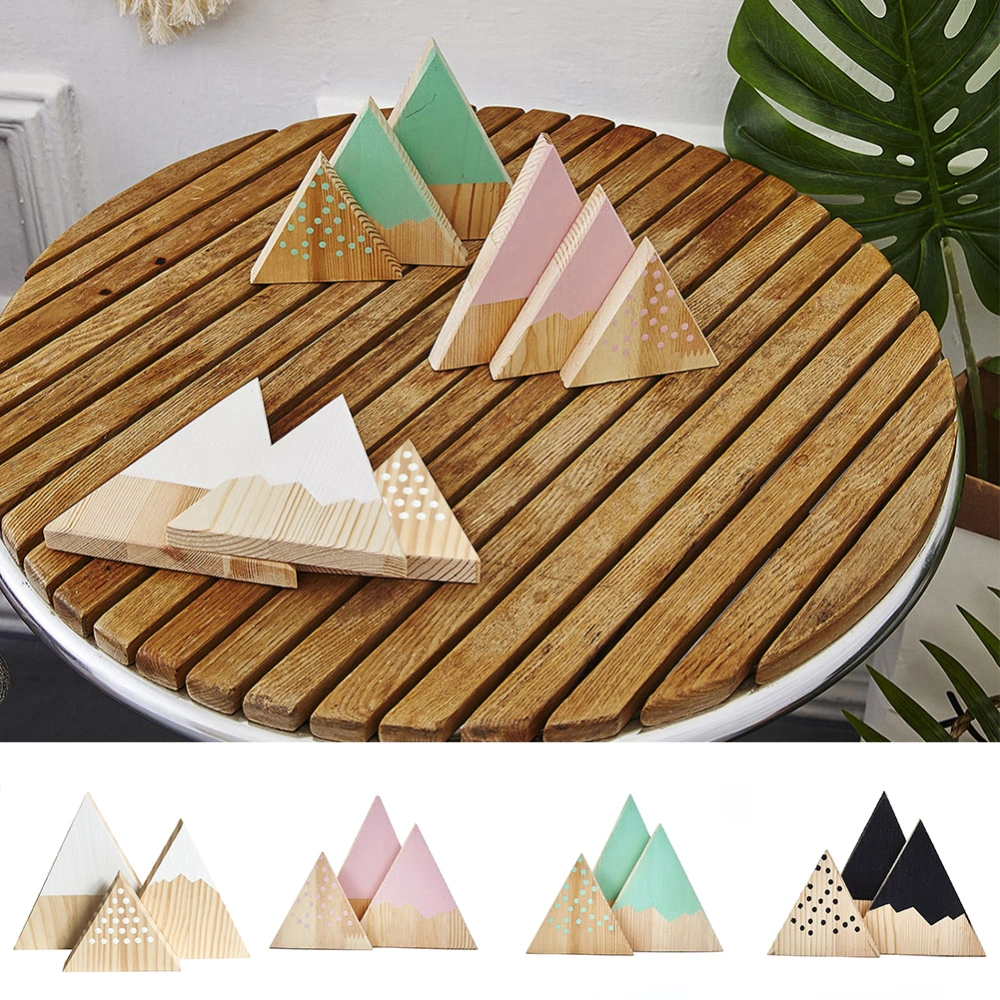 3Pcs/Set Nordic Mountain Style Triangle Shaped Kids Bedroom Decoration Ornaments