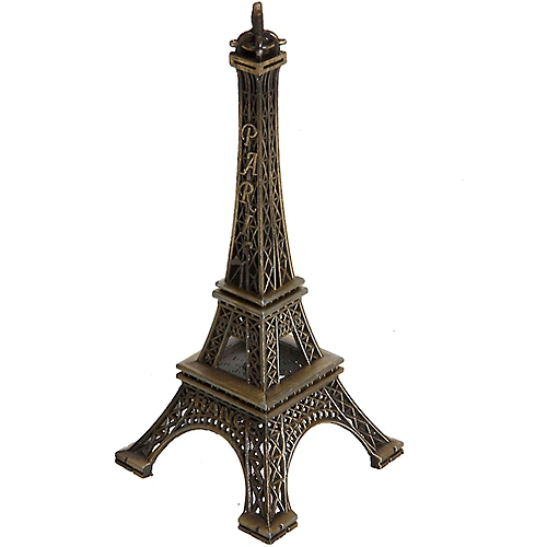 15cm Home Decoration Romantic Paris Eiffel Tower Metallic Model Figurines Decor