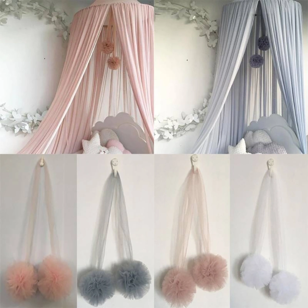 Wall Pendant Bed Canopy Mosquito Net Flower Ball Hanging Ornament Bedroom Decor