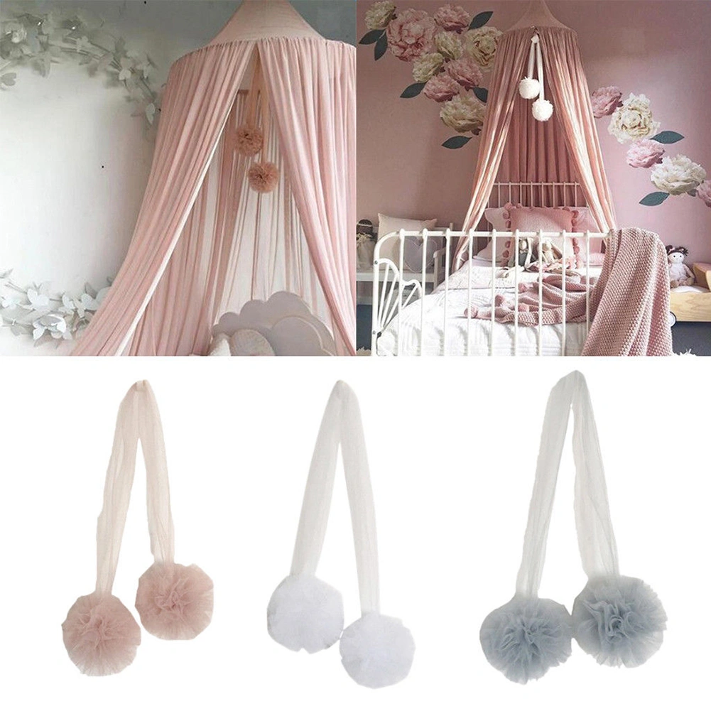 Wall Pendant Bed Canopy Mosquito Net Flower Ball Hanging Ornament Bedroom Decor