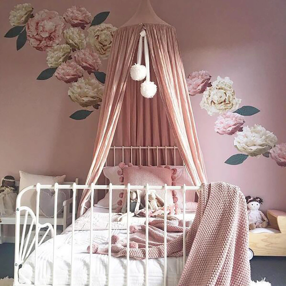 Wall Pendant Bed Canopy Mosquito Net Flower Ball Hanging Ornament Bedroom Decor