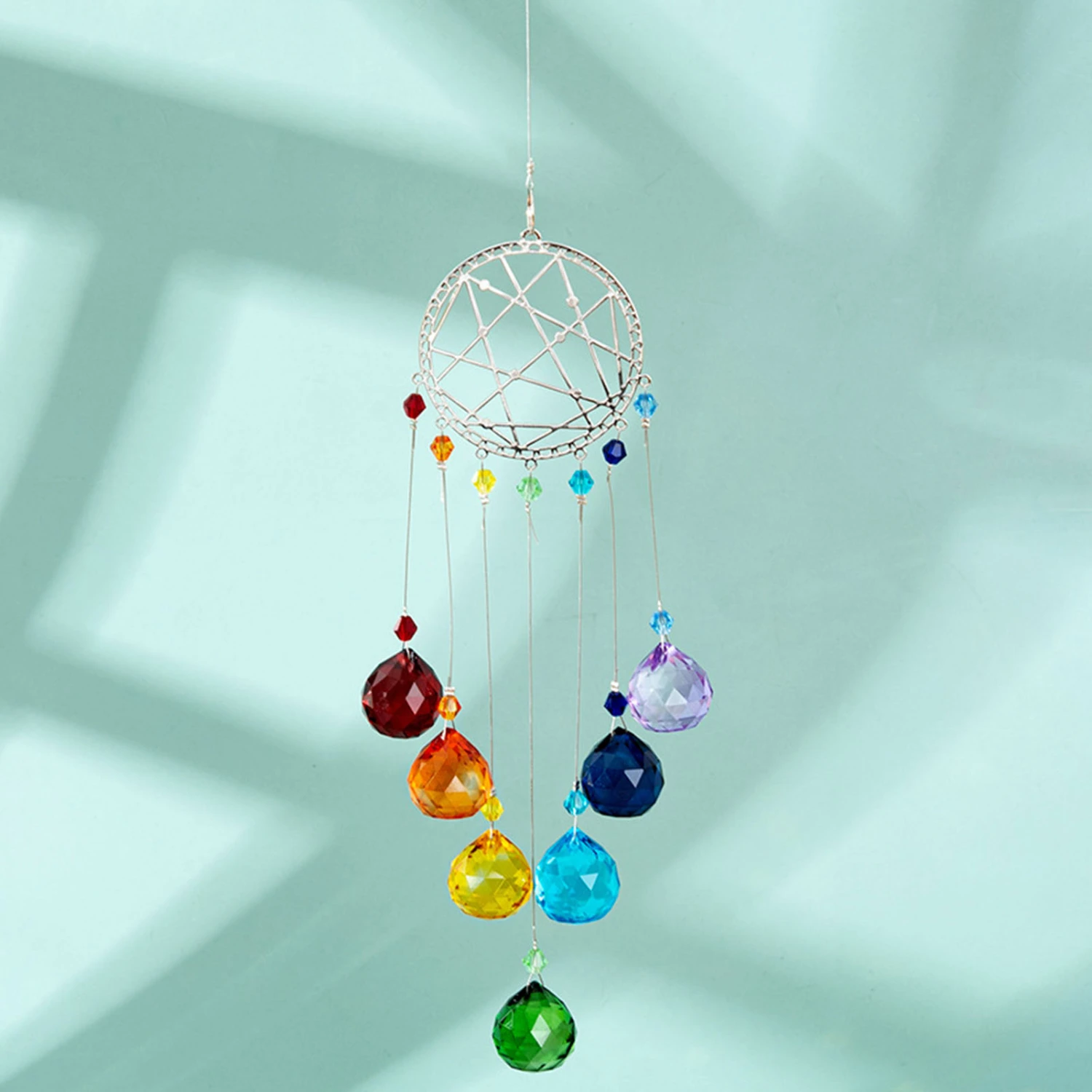 Hanging Dreamcatcher Ball Moon Pendant Home Wall Ornament Bedroom Decor Gift