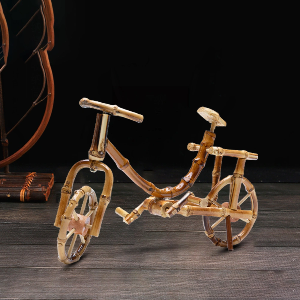 Craft Decoration Creative Fine Craftsmanship Bamboo Bicycle Desktop Ornament Home Decoration