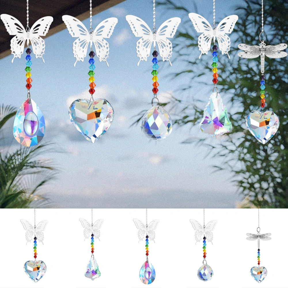 Butterfly Dragonfly Sun Catcher Wind Chime Pendant Gift Decorative Wide Application Wind Chime Pendant Home Supply